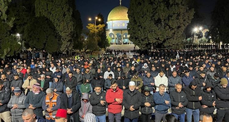 الفلسطينيون يحشدون لإحياء ذكرى المولد النبوي في المسجد الأقصى المبارك