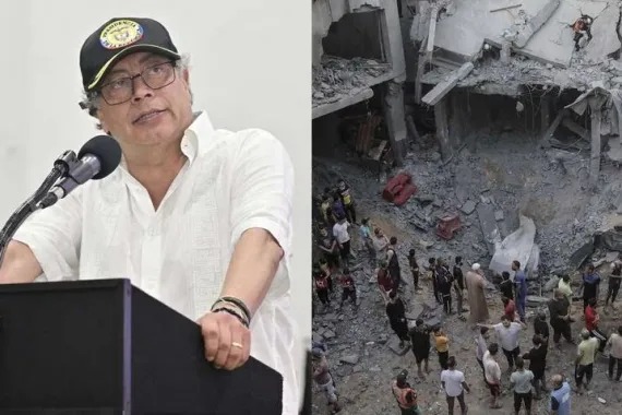 رئيس كولومبيا: هجمات الاحتلال على غزة 